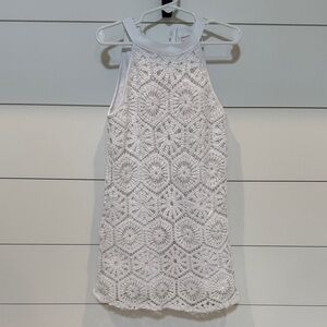 Girls Design History White Lace dress size small